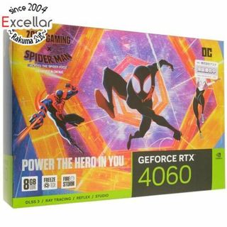 ZOTAC製グラボ　GAMING GeForce RTX 4060 8GB OC Spider-Man：Across The Spider-Verse Bundle ZT-D40600P-10SMP　PCIExp 8GB(PCパーツ)