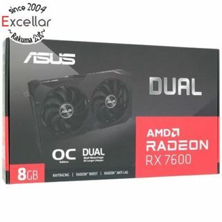 アンジェロガルバス(ANGELO GARBASUS)のASUSグラボ　DUAL-RX7600-O8G-V2　PCIExp 8GB 元箱あり(PCパーツ)