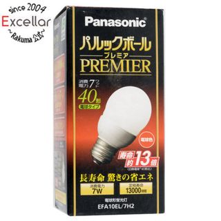 Panasonic - 【新品訳あり(箱きず・やぶれ)】 Panasonic　パルックボールプレミア A10形 電球色　EFA10EL7H2