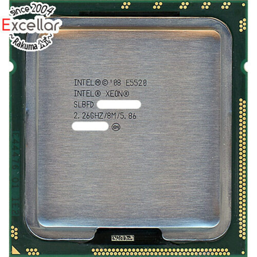 intel(インテル)のIntel Xeon E5520　2.26GHz 8M QPI 5.86GT/sec LGA1366　SLBFD スマホ/家電/カメラのPC/タブレット(PCパーツ)の商品写真