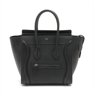 セリーヌ(celine)のセリーヌ  レザー  ブラック レディース ハンドバッグ(ハンドバッグ)