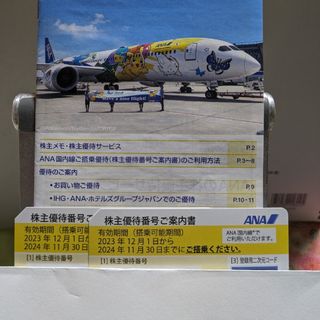 エーエヌエー(ゼンニッポンクウユ)(ANA(全日本空輸))のANA 株主優待券 2枚(その他)