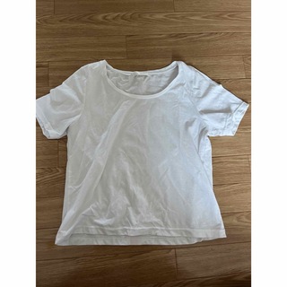 アベイル(Avail)のホワイト 半袖 Tシャツ 半袖Tシャツ 白 L カットソー 半袖カットソー(Tシャツ(半袖/袖なし))