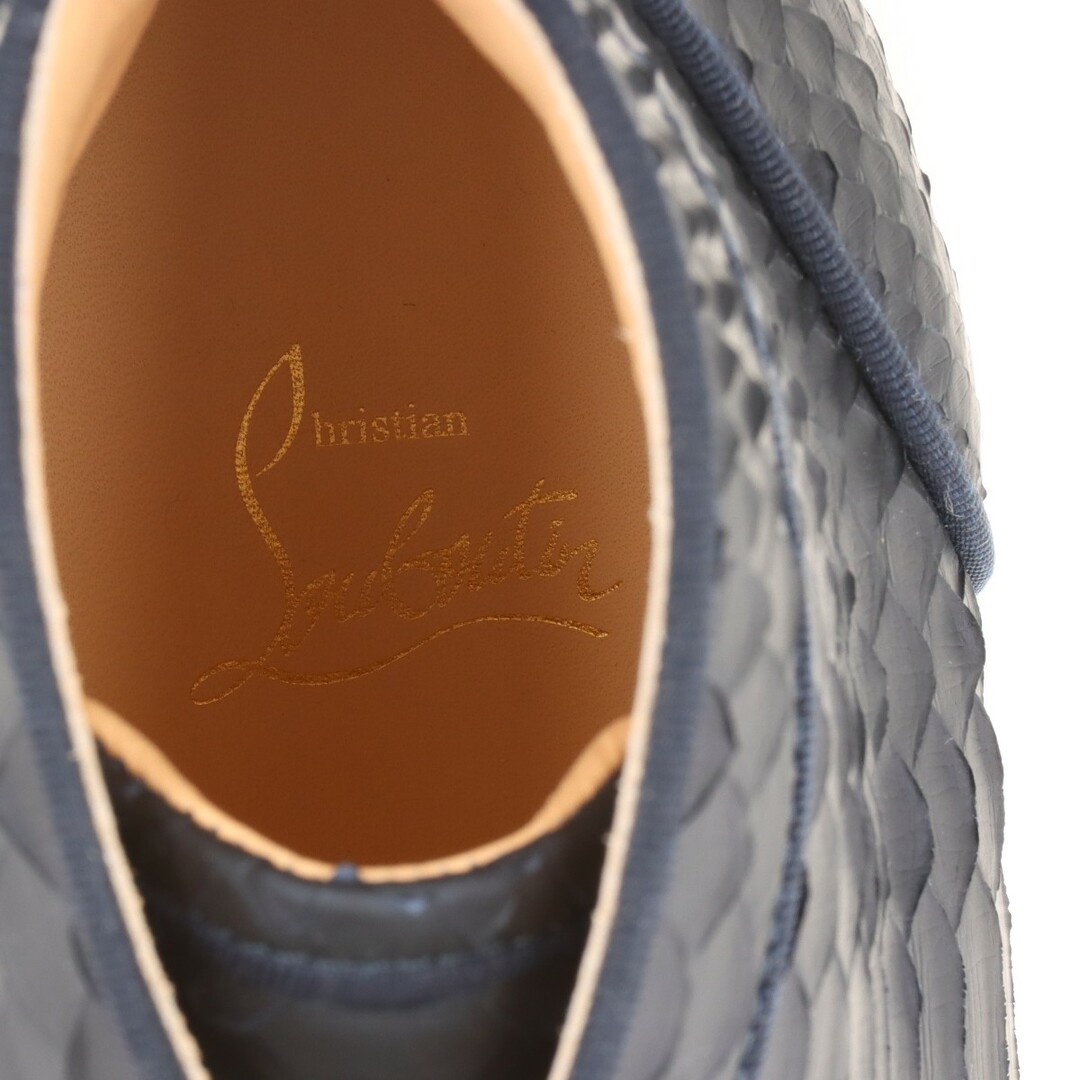 Christian Louboutin(クリスチャンルブタン)のクリスチャンルブタン ルイスストラス レザー 43.5 ネイビー メンズ メンズの靴/シューズ(スニーカー)の商品写真