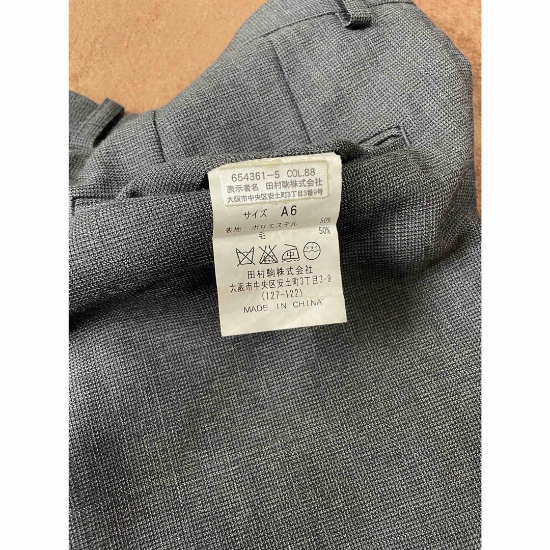 VIOLA シングルスーツ グレー 背抜き センターベンツ A6 美品 メンズのスーツ(セットアップ)の商品写真