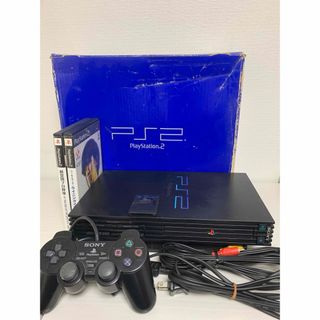 プレイステーション2(PlayStation2)のSONY PS2 プレステ2 プレイステーション2 SCPH-50000 黒(家庭用ゲーム機本体)