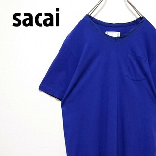 sacai - ラコステ フロント ワンポイント 刺繍 ロゴ 半袖 Tシャツ