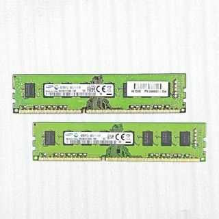 【動作確認済】デスクトップPCメモリー DDR3 8GB 2枚セット③(PCパーツ)