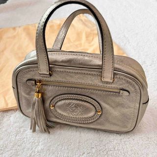 LOEWE - ロエベ　LOEWEハンドバッグ　ゴールド　タッセル