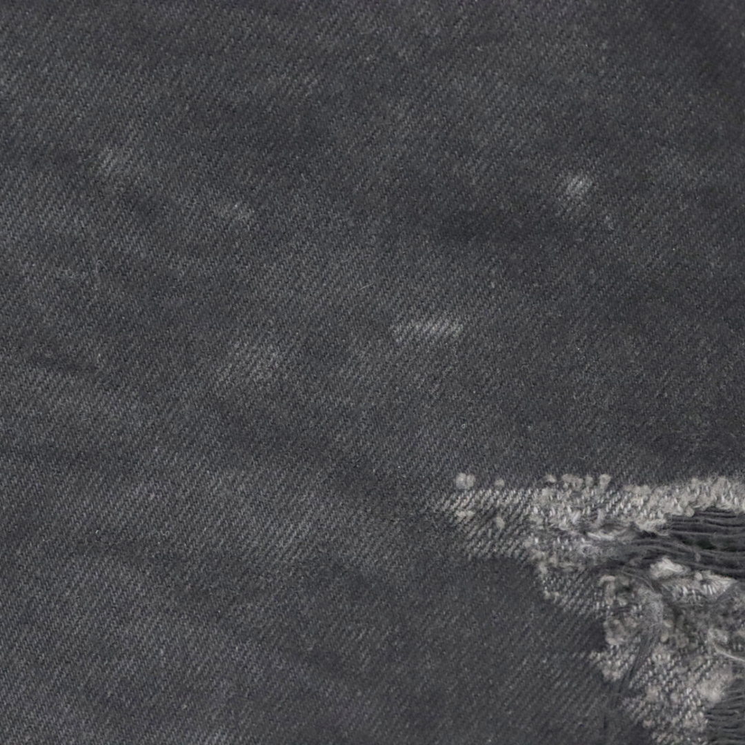 LGB(ルグランブルー)のL.G.B. ルグランブルー 初期 リアルファー付 ダメージ加工 デニムジャケット NO.638 ブラック メンズのジャケット/アウター(Gジャン/デニムジャケット)の商品写真