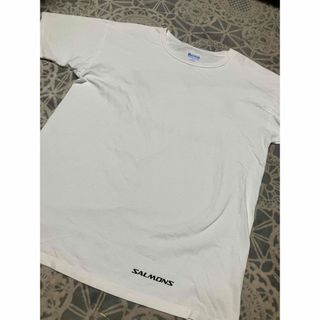 LIFE WEAR SALMONS Ｔシャツ　ホワイト　サイズL(Tシャツ/カットソー(半袖/袖なし))