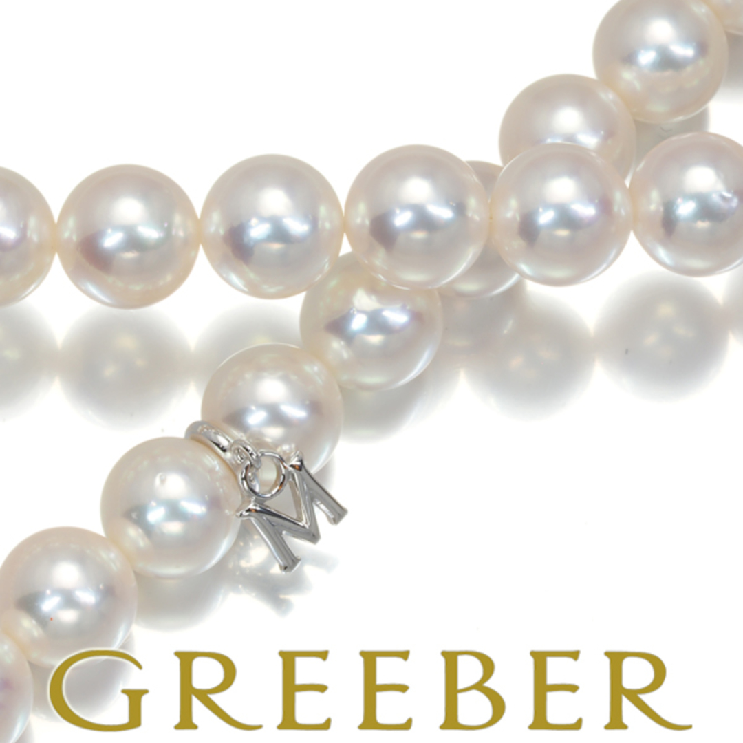 MIKIMOTO(ミキモト)のミキモト ネックレス パール アコヤ真珠 7.0-7.5mm シルバー  レディースのアクセサリー(ネックレス)の商品写真