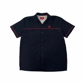 VINTAGE - バドワイザー ボーリングシャツ オープンカラーシャツ ロゴ刺繍 古着 企業