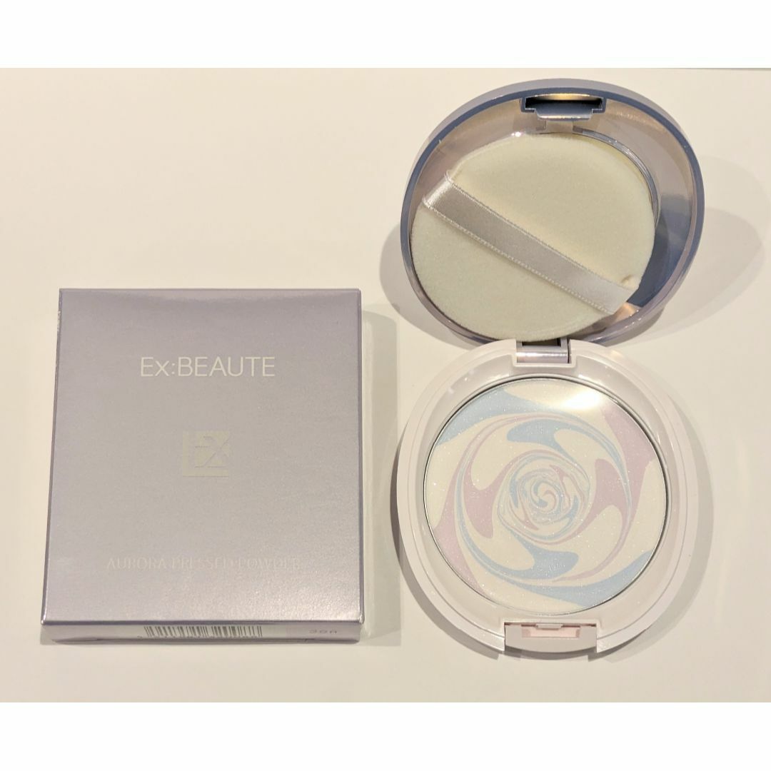 Ex:beaute(エクスボーテ)のEx:beaute エクスボーテ オーロラプレストパウダー8g コスメ/美容のベースメイク/化粧品(フェイスパウダー)の商品写真