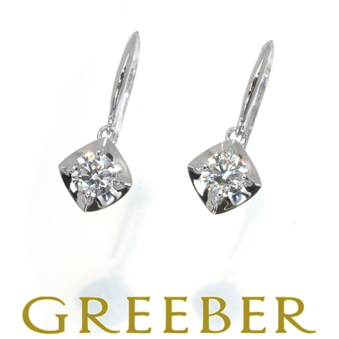 フォーエバーマーク ピアス ダイヤ 0.19ct/0.19ct フック Pt900 フォーエバーマーク ピアス ダイヤ 0.19ct/0.19ct フック Pt900
