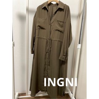 イング(INGNI)のINGNI シャツワンピース(ロングワンピース/マキシワンピース)