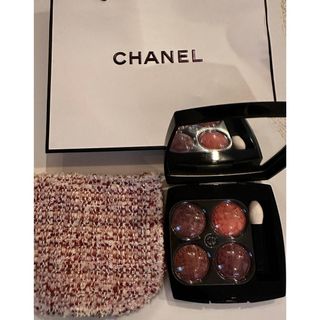 シャネル(CHANEL)のシャネル　レキャトルオンブル　ツイード02ツイード　プールプル(アイシャドウ)