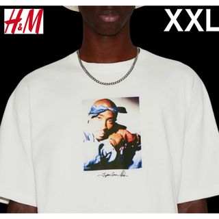 エイチアンドエム(H&M)の新品 H&M × 2PAC コラボ Tシャツ HIP-HOP XXL(Tシャツ/カットソー(半袖/袖なし))