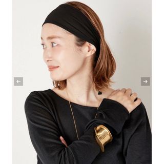 【新品】ドゥーズィエムクラス Bandeau  シルクシフォン　ヘアーバンド