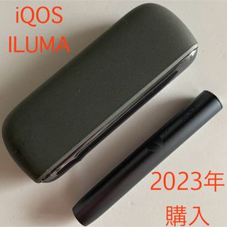 アイコス(IQOS)のiQOS ILUMA ホルダー チャージャー ペブルグレー アイコスイルマ(タバコグッズ)