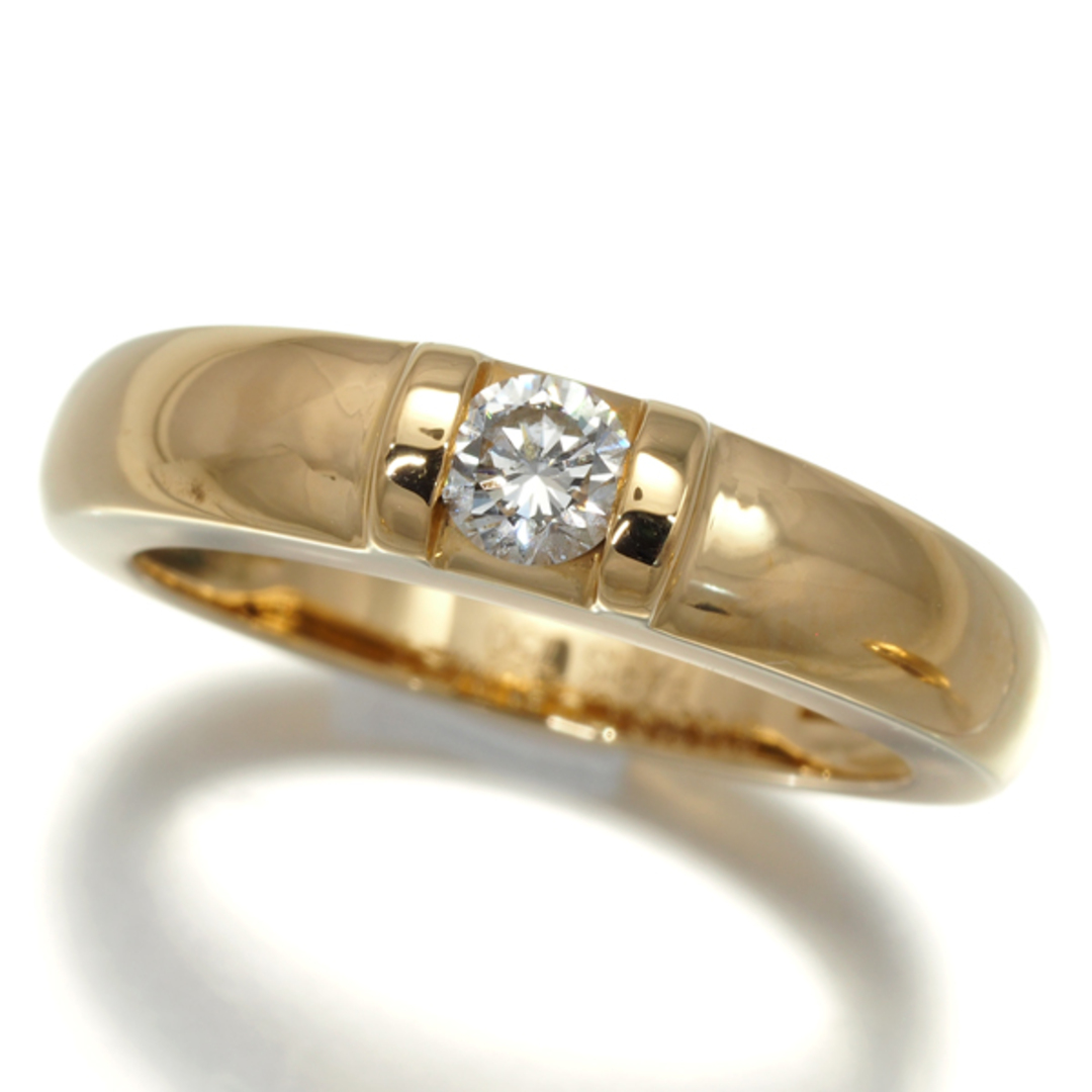 CHAUMET - ショーメ リング ダイヤ 0.25ct程 サイドロゴ 14号 CHAUMET - ショーメ リング ダイヤ 0.25ct程 サイドロゴ 14号