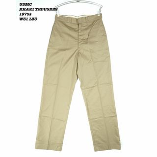 ミリタリー(MILITARY)のUSMC KHAKI CTN/POLY TWILL TROUSERS PA028(チノパン)