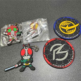 仮面ライダー　一番くじ　ラバーストラップ　ラバーコースター　5点セット(キャラクターグッズ)