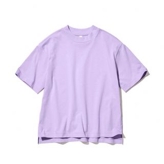 ユニクロ(UNIQLO)のエアリズム　コットンTシャツ　レディース(Tシャツ(半袖/袖なし))