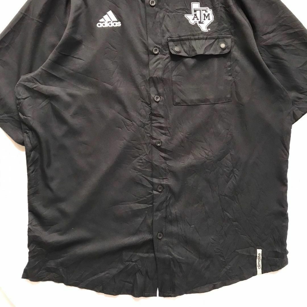 adidas(アディダス)のadidas ロゴ 半袖シャツ 襟付き ゴルフ等 スポーツ メンズのトップス(Tシャツ/カットソー(七分/長袖))の商品写真