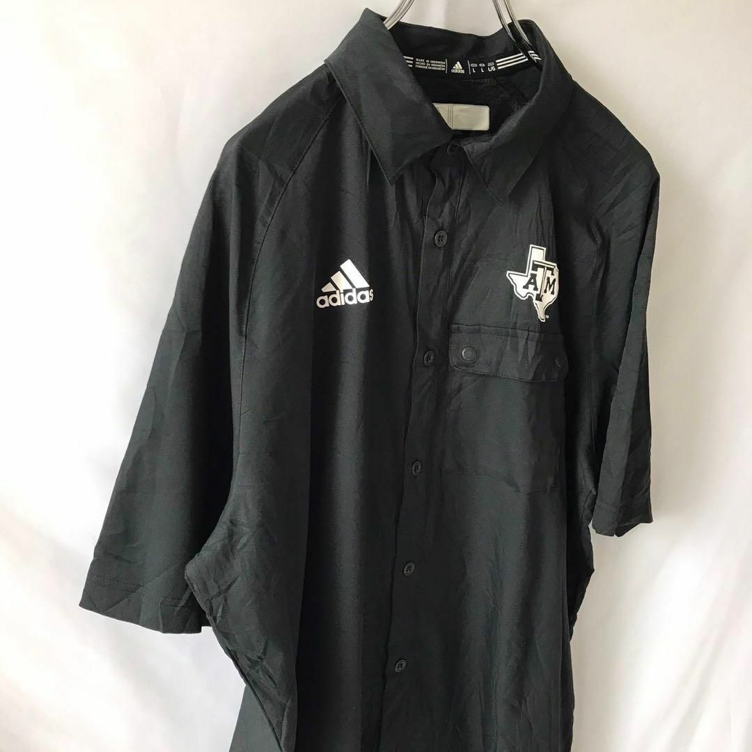 adidas(アディダス)のadidas ロゴ 半袖シャツ 襟付き ゴルフ等 スポーツ メンズのトップス(Tシャツ/カットソー(七分/長袖))の商品写真