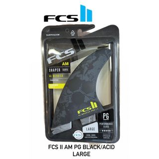 エフシーエス(FCS)のFCS II AM PG Black/Acid Large Tri Fin新品(サーフィン)