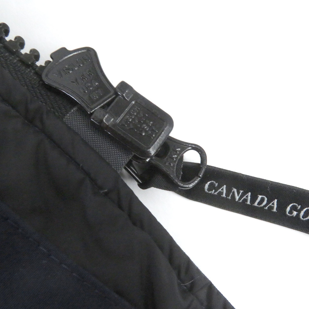 CANADA GOOSE(カナダグース)の良品□CANADA GOOSE カナダグース 3438JM JASPER ロゴワッペン WZIP コヨーテファーフーデッド ダウンジャケット ダウンコート ネイビー L カナダ製 正規品 メンズ メンズのジャケット/アウター(ダウンジャケット)の商品写真