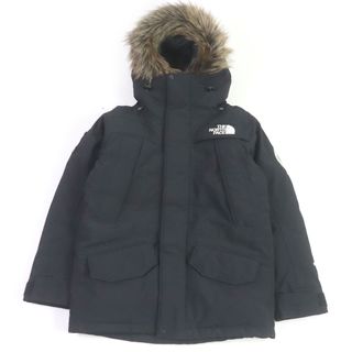 ザノースフェイス(THE NORTH FACE)の極美品□THE NORTH FACE ザ・ノースフェイス ND92032 Antarctica Parka ロゴ刺繍 GORE-TEX PER-TEX WZIP ダウンジャケット ダウンコート ブラック S 正規品 メンズ(ダウンジャケット)