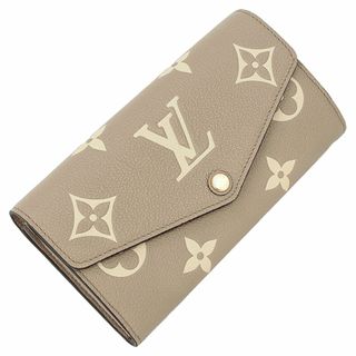 ルイヴィトン(LOUIS VUITTON)のルイヴィトン 二つ折り 長財布 ウォレット レディース モノグラム バイカラー トゥルトレール グレージュ 新品 199874(財布)