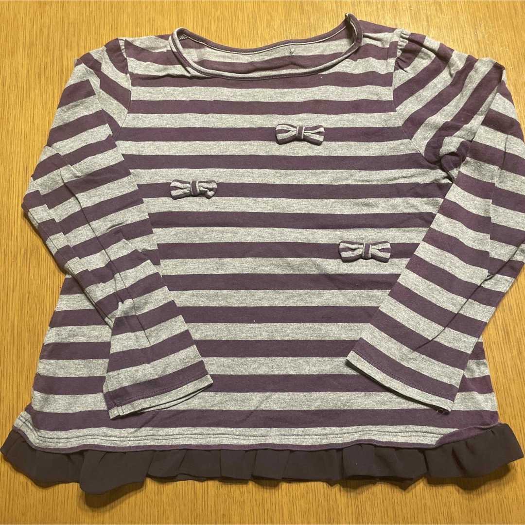 COMME CA ISM(コムサイズム)のCOMME CA FILLE  長袖Tシャツ　130 キッズ/ベビー/マタニティのキッズ服女の子用(90cm~)(Tシャツ/カットソー)の商品写真