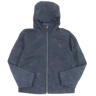 Berluti - 極美品□BERLUTI ベルルッティ 23SS R24OBU96-PAGB B-Way カリグラフィ スクリット ウィンドブレーカー ブルゾンジャケット ウォッシュドインディゴ 46 イタリア製 正規品 メンズ 定価326,700円