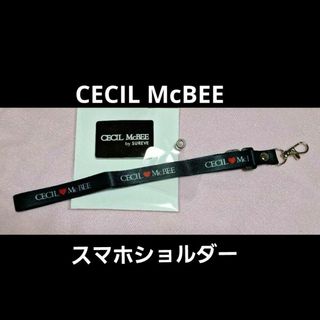 セシルマクビー(CECIL McBEE)のCECIL McBEE(セシルマクビー)×アベイル　スマホショルダー(ストラップ/イヤホンジャック)