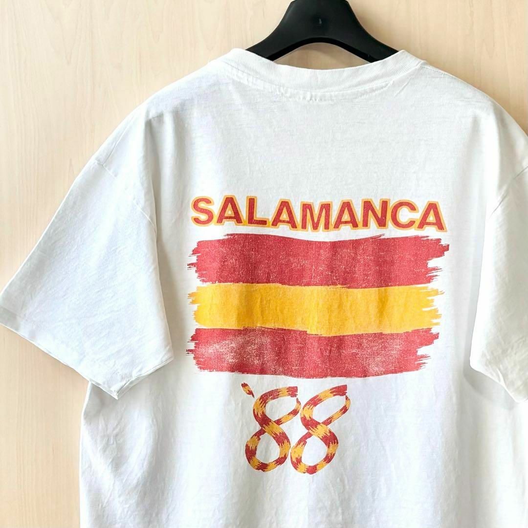 Hanes(ヘインズ)の80s USA製古着　ヴィンテージ　ヘインズ　ポケットTシャツ　サラマンカ メンズのトップス(Tシャツ/カットソー(半袖/袖なし))の商品写真