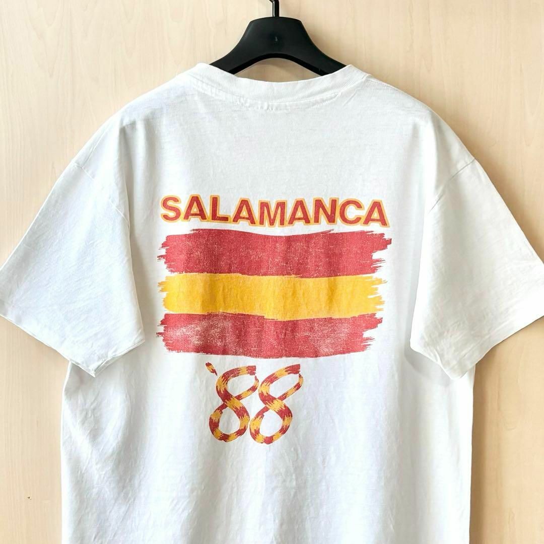 Hanes(ヘインズ)の80s USA製古着　ヴィンテージ　ヘインズ　ポケットTシャツ　サラマンカ メンズのトップス(Tシャツ/カットソー(半袖/袖なし))の商品写真