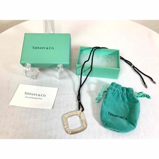 Tiffany & Co. - 【レア・希少品】Tiffany モンタージュ　シルバー  紐ネックレス　1837