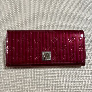 【美品】CLATHAS クレイサス　エナメル長財布