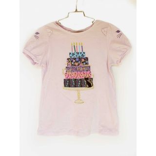 アナスイミニ(ANNA SUI mini)の【夏物 新入荷!】[アナスイミニ/ANNA SUI mini]140cm  半袖カットソー/半袖Tシャツ 紫【中古】子供服 キッズ kids ジュニア 女の子 夏 tops 214042(Tシャツ/カットソー)