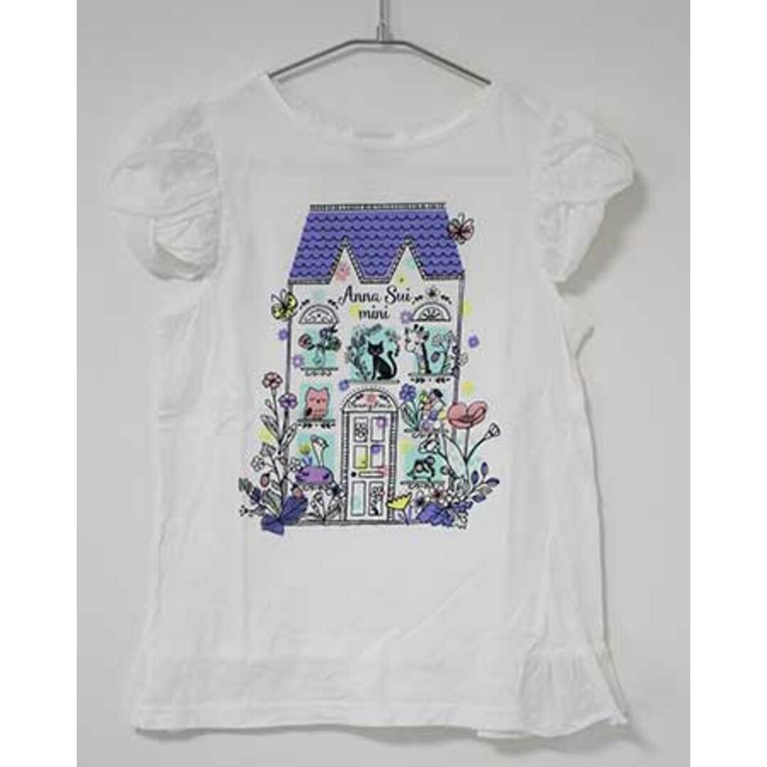 ANNA SUI mini(アナスイミニ)の【夏物 新入荷!】〓アナスイミニ/ANNA SUI mini〓150cm 半袖Tシャツ/半袖カットソー 白 【中古】子供服 キッズ kids ジュニア 女の子  夏 tops 614042 キッズ/ベビー/マタニティのキッズ服女の子用(90cm~)(Tシャツ/カットソー)の商品写真