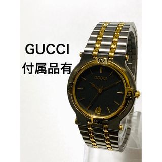 グッチ(Gucci)の極美品！　GUCCI グッチ　コンビ　ボーイズサイズ　男女兼用　腕時計(腕時計)