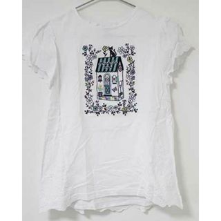 アナスイミニ(ANNA SUI mini)の【夏物 新入荷!】〓アナスイミニ/ANNA SUI mini〓140cm 半袖Tシャツ/半袖カットソー 白 '22年製【中古】子供服 キッズ kids ジュニア 女の子  夏 tops 614042(Tシャツ/カットソー)