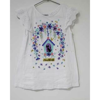 アナスイミニ(ANNA SUI mini)の【夏物 新入荷!】〓アナスイミニ/ANNA SUI mini〓140cm 半袖Tシャツ/半袖カットソー 白 '22年製【中古】子供服 キッズ kids ジュニア 女の子  夏 tops 614042(Tシャツ/カットソー)