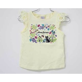 【夏物 新入荷!】〓アナスイミニ/ANNA SUI mini〓90cm 半袖Tシャツ/半袖カットソー 黄色系 【中古】子供服 キッズ kids ベビー baby 女の子  夏 tops 614042