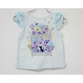 アナスイミニ(ANNA SUI mini)の【夏物 新入荷!】〓アナスイミニ/ANNA SUI mini〓90cm 半袖Tシャツ/半袖カットソー 水色系 【中古】子供服 キッズ kids ベビー baby 女の子  夏 tops 614042(Ｔシャツ)