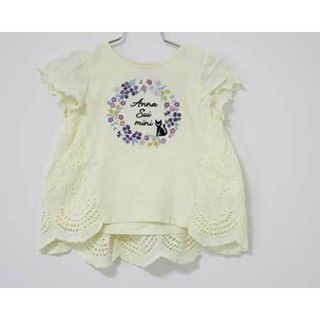 【夏物 新入荷!】〓アナスイミニ/ANNA SUI mini〓90cm 半袖Tシャツ/半袖カットソー 黄色系 【中古】子供服 キッズ kids ベビー baby 女の子  夏 tops 614042