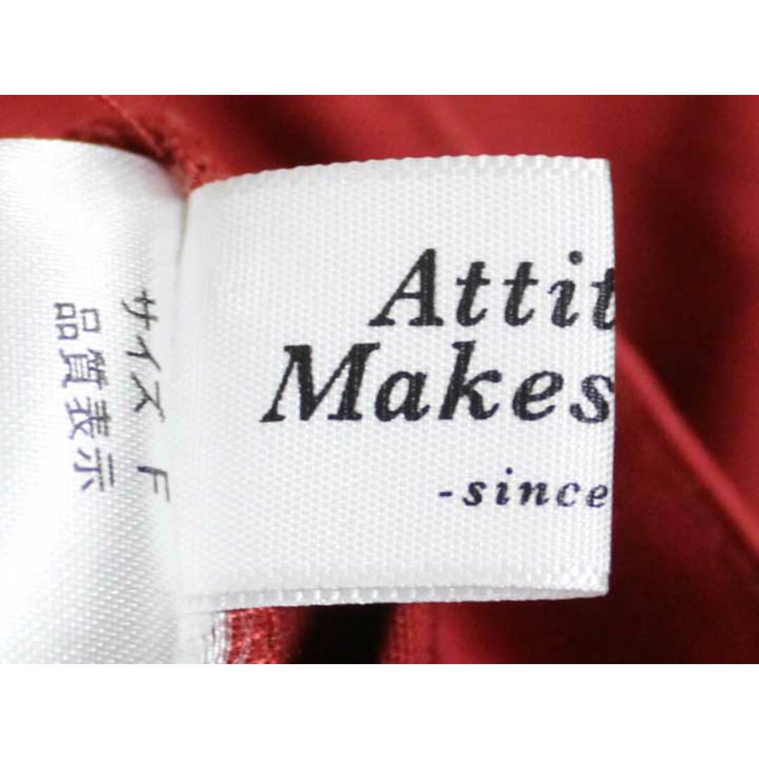 【夏物 新入荷】☆Attitude Makes Style! /アティチュード メイクス スタイル☆ハーフパンツ/ショートパンツ/ハーフパンツ/短パン/カジュアル/ポケット/無地 レッド/赤 レディース F【中古】夏 614042 レディースのパンツ(その他)の商品写真